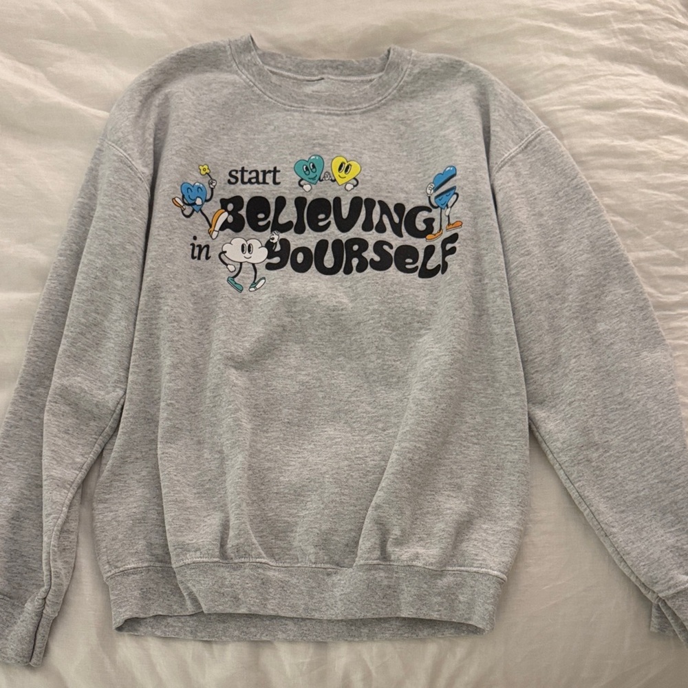 Moments Podcast Gray Women’s Crewneck
